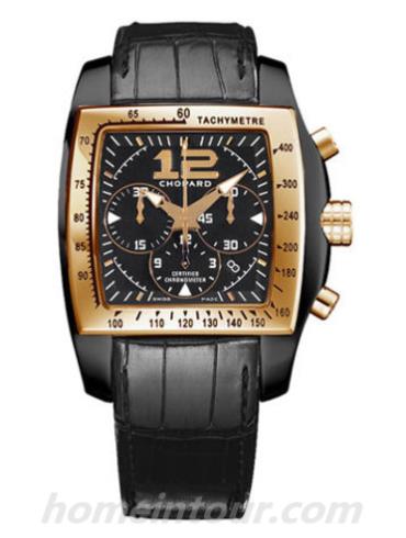 萧邦168474-9001男表经典赛车系列-黑色表带/表径—mm