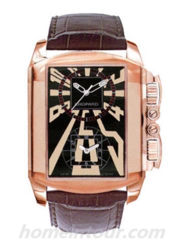 萧邦162286-5001男表经典赛车系列-棕色表带/表径—mm