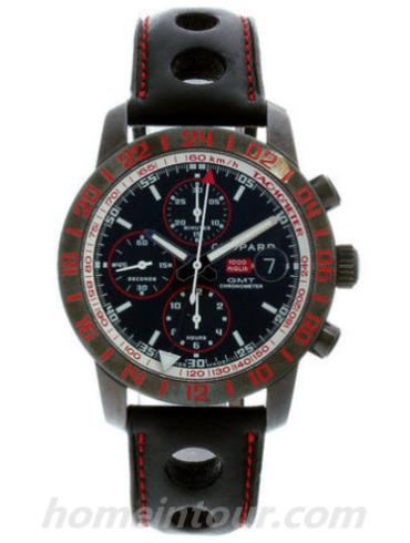 萧邦16_8992_4男表经典赛车系列-黑色表带/表径—mm