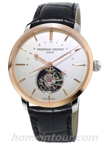 康斯登FC-980V4SZ9男表Manufacture系列-黑色表带/表径43mm