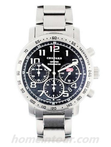 萧邦158915男表经典赛车系列-银色表带/表径—mm