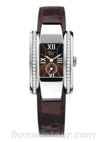 萧邦418412-3001女表经典女装系列-棕色表带/表径—mm