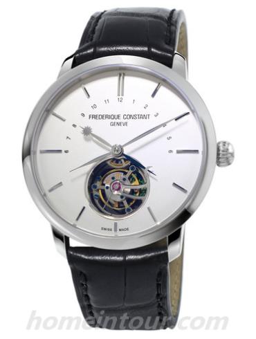 康斯登FC-980S4S6男表Manufacture系列-黑色表带/表径43mm