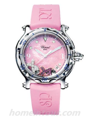 萧邦288964-3003女表经典女装系列-粉色表带/表径38mm