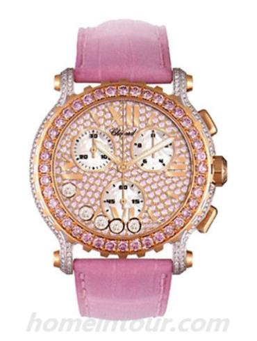 萧邦283582-9002女表经典女装系列-粉色表带/表径—mm