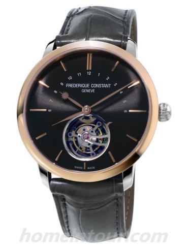 康斯登FC-980G4SZ9男表Manufacture系列-黑色表带/表径43mm