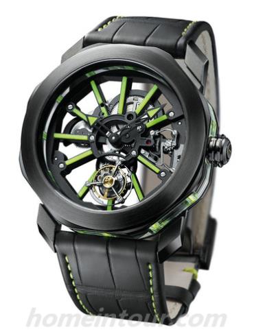 宝格丽102720男表OCTO系列-黑色表带/表径44mm