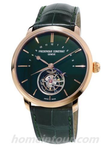 康斯登FC-980DG4S9男表Manufacture系列-墨绿色表带/表径43mm