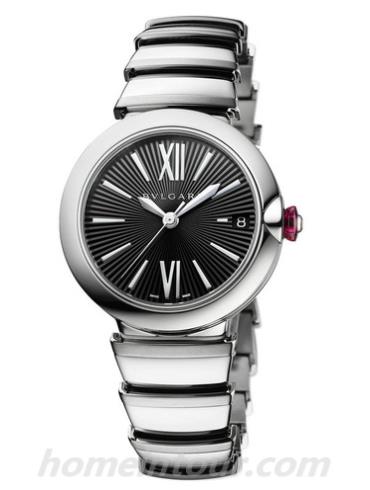 宝格丽102688女表LVCEA系列-银色表带/表径33mm