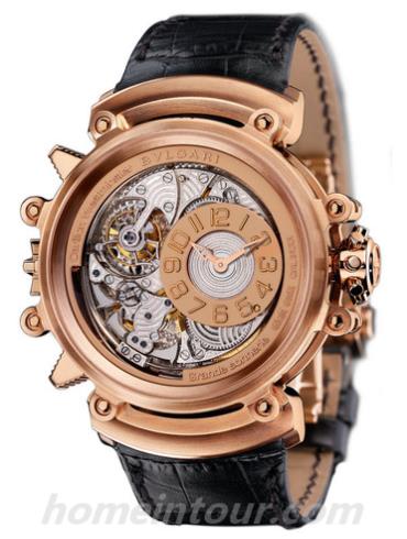 宝格丽101836_BGGP51GLTBGS男表DANIEL ROTH系列-黑色表带/表径51mm