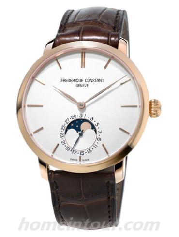 康斯登FC-705V4S4男表Manufacture系列-棕色表带/表径42mm