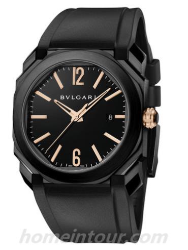 宝格丽102581_BGO41BBSVD男表OCTO系列-黑色表带/表径41mm