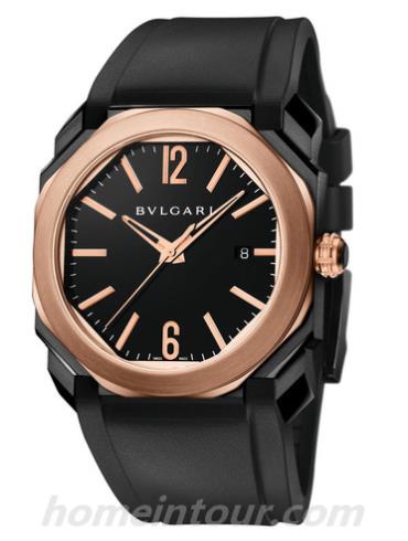 宝格丽102485_BGO41BBSPGVD男表OCTO系列-黑色表带/表径41mm