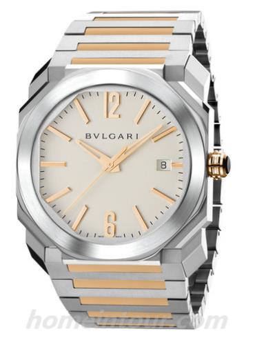 宝格丽102118_BGO38WSPGD男表OCTO系列-间金色表带/表径38mm