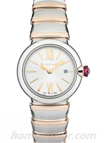 宝格丽LU28C6SSPGD女表LVCEA系列-间金色表带/表径28mm