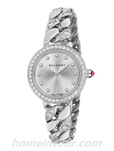 宝格丽BBCW31C6GDGD.1T_12女表BVLGARI系列-银色表带/表径31mm