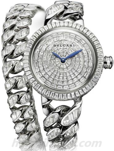 宝格丽BBCW31D2GD2GD2B.2T女表BVLGARI系列-银色表带/表径31mm