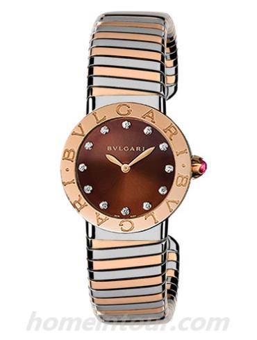 宝格丽BBL262TC11SPG_12.M女表BVLGARI系列-间金色表带/表径26mm