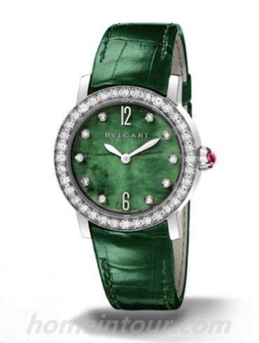 宝格丽BBLW33JGDL_10女表BVLGARI系列-绿色表带/表径33mm