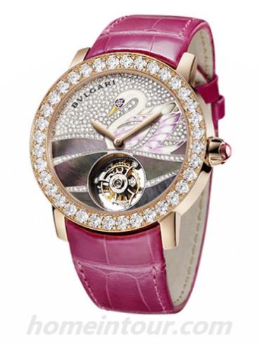 宝格丽BBLP37SDGDLTB女表BVLGARI系列-粉色表带/表径37mm