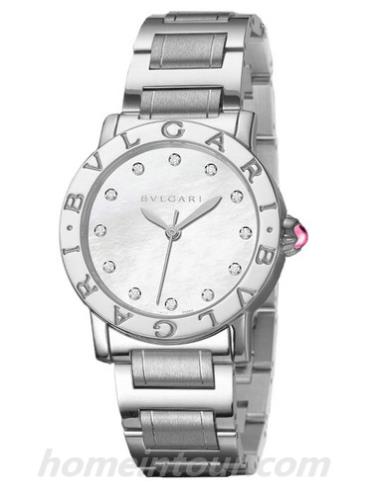 宝格丽BBL33WSS_12女表BVLGARI系列-银色表带/表径33mm
