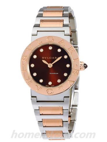 宝格丽BBL26C11SPG_12女表BVLGARI系列-间金色表带/表径26mm