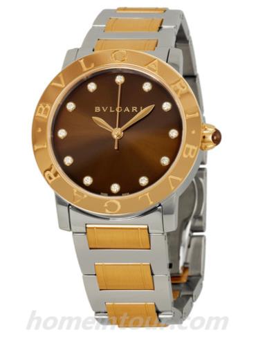宝格丽BBL33C11SPG_12女表BVLGARI系列-间金色表带/表径33mm