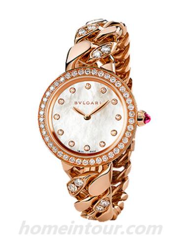 宝格丽BBCP31WGDGD1.1T_12女表BVLGARI系列-金色表带/表径31mm