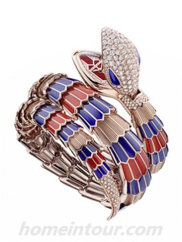 宝格丽SPP40D1C9D1LD1.2T女表SERPENTI系列-红色/蓝色表带/表径40mm