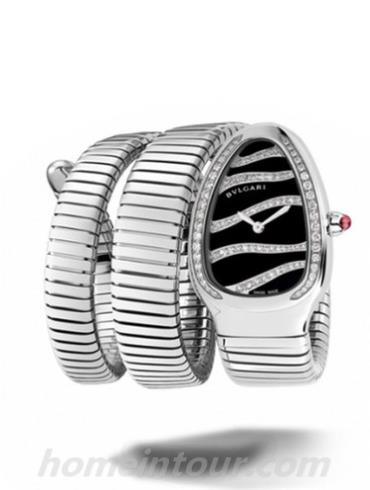 宝格丽SP35BDSDS.2T女表SERPENTI系列-银色表带/表径35mm