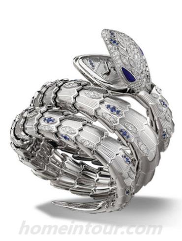 宝格丽SPW40D1GD2D1S.2T女表SERPENTI系列-银色/蓝色表带/表径40mm