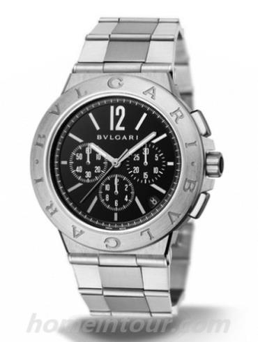 宝格丽DG41BSSDCH男表DIAGONO系列-银色表带/表径41mm