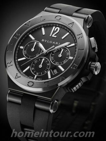 宝格丽DG42BBSCVDCH男表DIAGONO系列-黑色表带/表径42mm