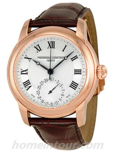 康斯登FC-710MC4H4男表Manufacture系列-棕色表带/表径42mm