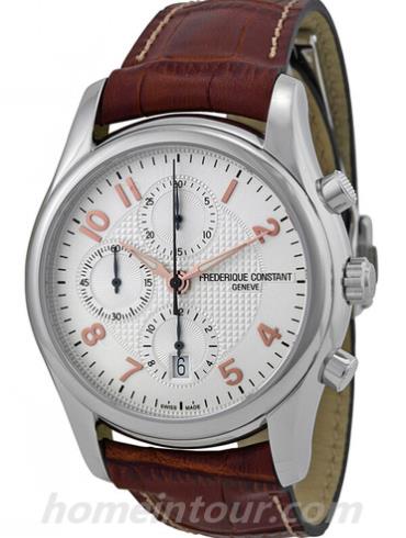 康斯登FC-392RV6B6男表Runabout赛艇系列-棕红色表带/表径43mm