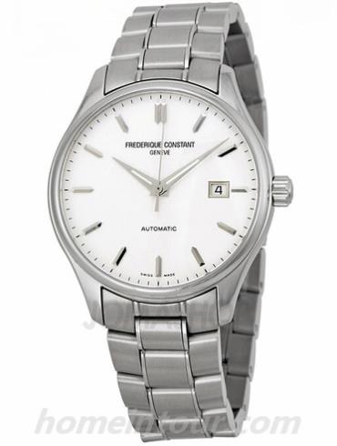 康斯登FC-303S5B6B男表焯见自动 Index Automatic系列-银色表带/表径40mm