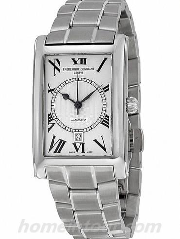 康斯登FC-303MS4C26B男表百年经典系列-银色表带/表径&#8211;