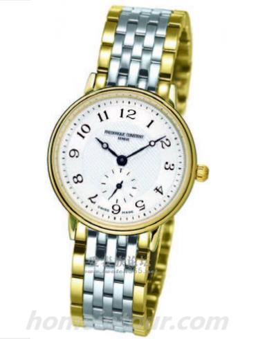 康斯登FC-235AS1S3B女表超薄迷你女装系列-间金色表带/表径28.6mm