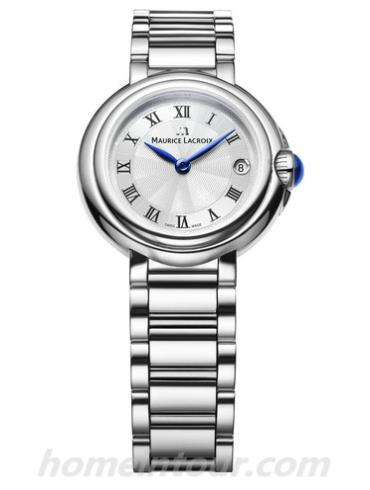 艾美FA1003-SS002-110-1女表FIABA系列-银色表带/表径28mm