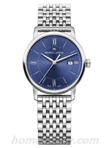 艾美EL1094-SS002-410-1女表Eliros系列-银色表带/表径30mm