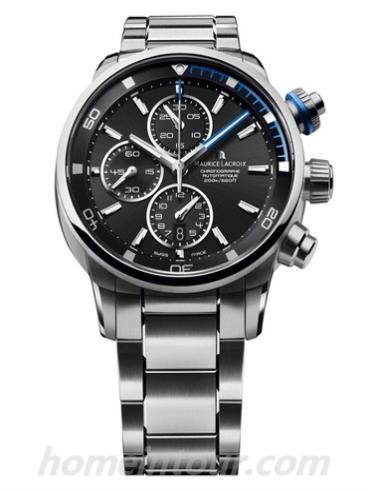 艾美 PT6008-SS002-331-1男表奔涛系列-银色表带/表径43mm