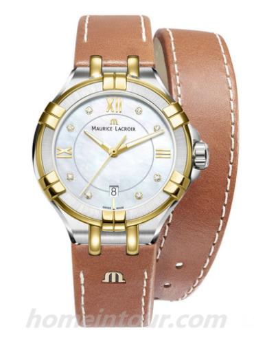 艾美AI1004-PVY13-171-1女表Aikon系列-棕色表带/表径30mm