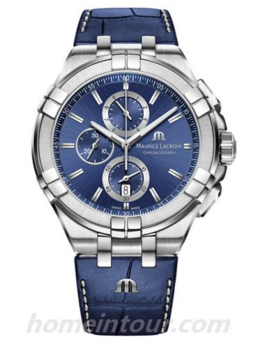 艾美AI1018-SS001-430-1男表Aikon系列-蓝色表带/表径44mm