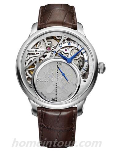 艾美MP6558-SS001-096-1男表匠心系列-棕色表带/表径43mm