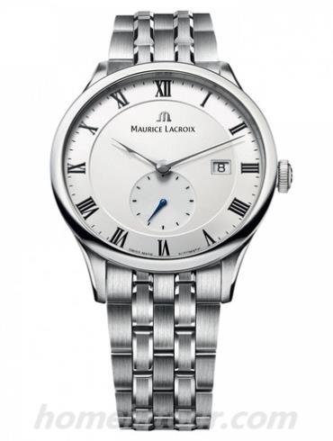 艾美MP6907-SS002-112男表匠心系列-银色表带/表径40mm