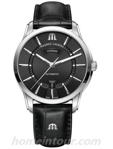 艾美PT6358_SS001_330_1男表奔涛系列-黑色表带/表径41mm