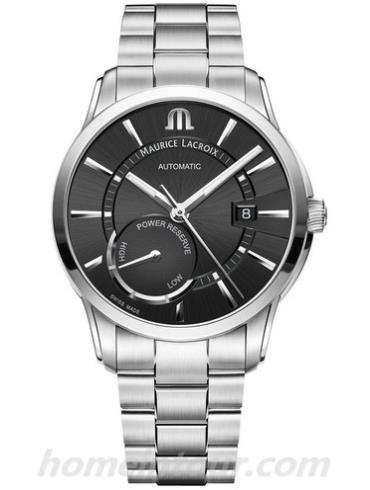 艾美PT6368_SS002_330_1男表奔涛系列-银色表带/表径41mm