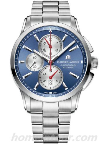 艾美PT6388_SS002_430_1男表奔涛系列-银色表带/表径43mm