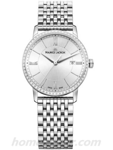 艾美EL1094_SD502_110_1女表Eliros系列-银色表带/表径30mm