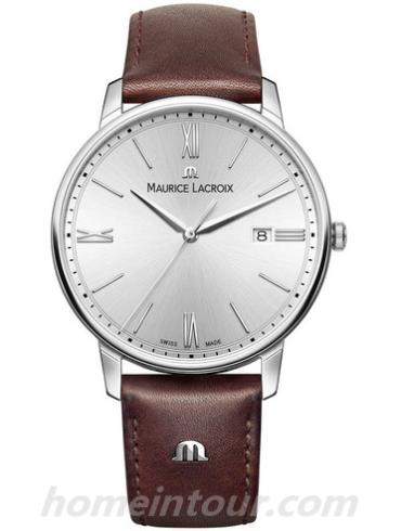 艾美EL1118_SS001_110_1男表Eliros系列-酒红色表带/表径40mm